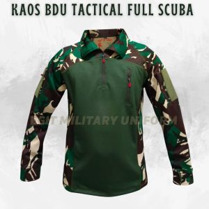 KAOS BDU SCUBA HIJAU MALVINAS PANJANG