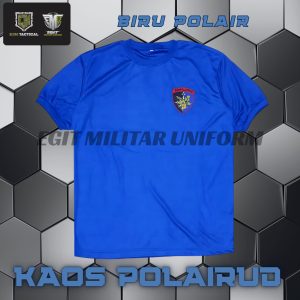 KAOS DRYFIT POLAIRUD BIRU LOGO