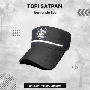 TOPI SATPAM KOMANDO LIS