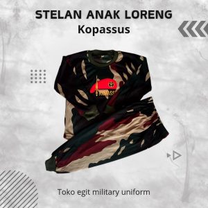 KAOS PANJANG ANAK KOPASSUS