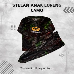 KAOS PANJANG ANAK CAMO