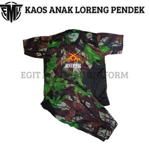 KAOS PENDEK ANAK CAMO