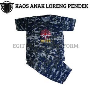 KAOS PENDEK ANAK DIGITAL BIRU