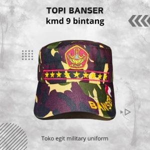 TOPI BANSER KOMANDO 9 BINTANG