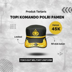 TOPI KOMANDO POLISI PAMEN
