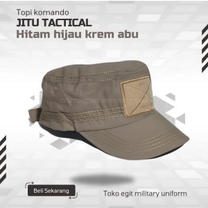 TOPI KOMANDO TACTICAL  POLOS KREM