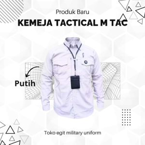 KEMEJA M TAC PANJANG PUTIH