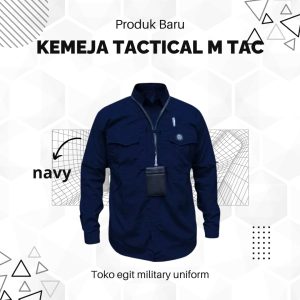 KEMEJA M TAC PANJANG NAVY