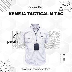KEMEJA M TAC PENDEK PUTIH