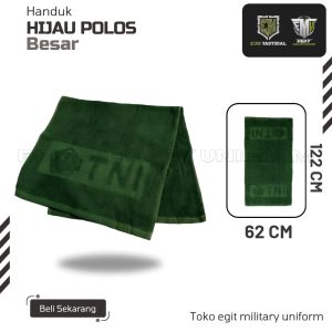 HANDUK BESAR HIJAU POLOS