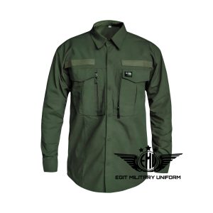 KEMEJA W TAC PANJANG HIJAU