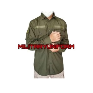 KEMEJA HEXAGON HIJAU