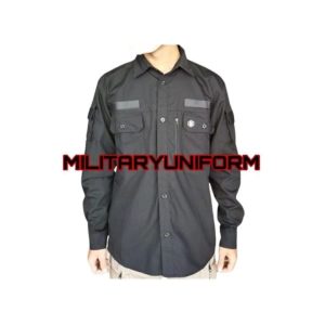 KEMEJA HEXAGON HITAM