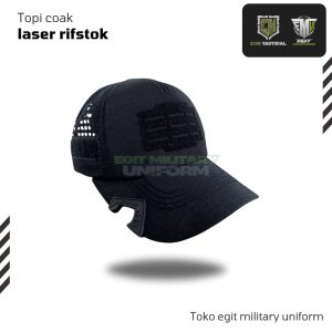 TOPI COAK LASER RIFSTOK HITAM