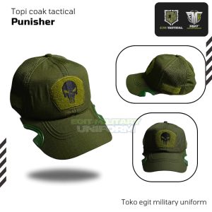 TOPI COAK PUNISHER HIJAU