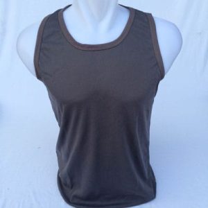 SINGLET POLOS COKLAT